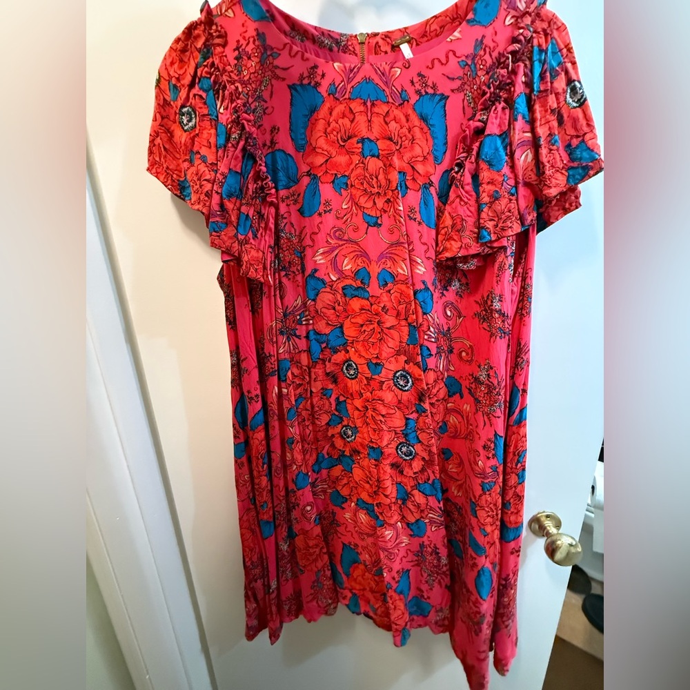 Free People Yara Floral Mini Dress